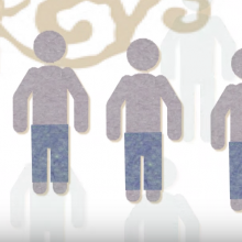 Graphic from video showing people wearing jeans