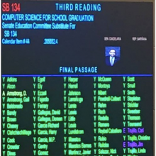 Senate Bill 134 votes