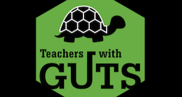 Teachers with GUTS logo (turtle)